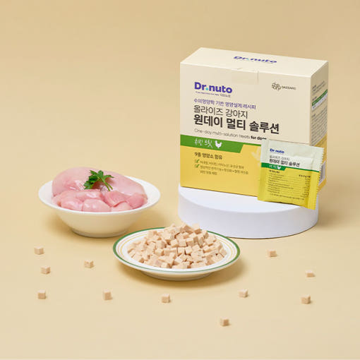 닥터뉴토 올라이즈 강아지 원데이 멀티 솔루션 트릿 치킨
